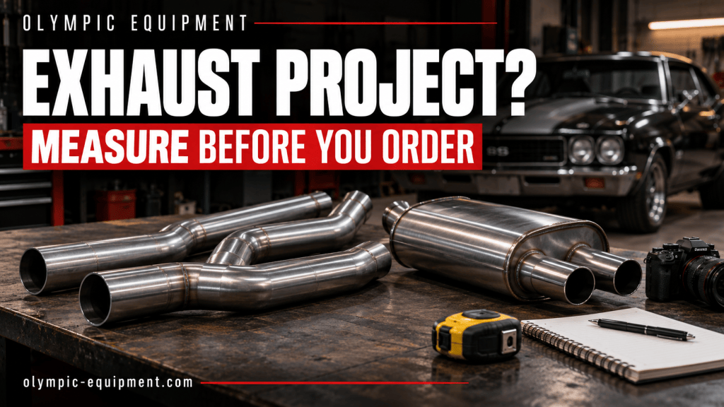 Olympic Equipment educational video cover: How Do You Plan an Exhaust Project Before Ordering Parts?