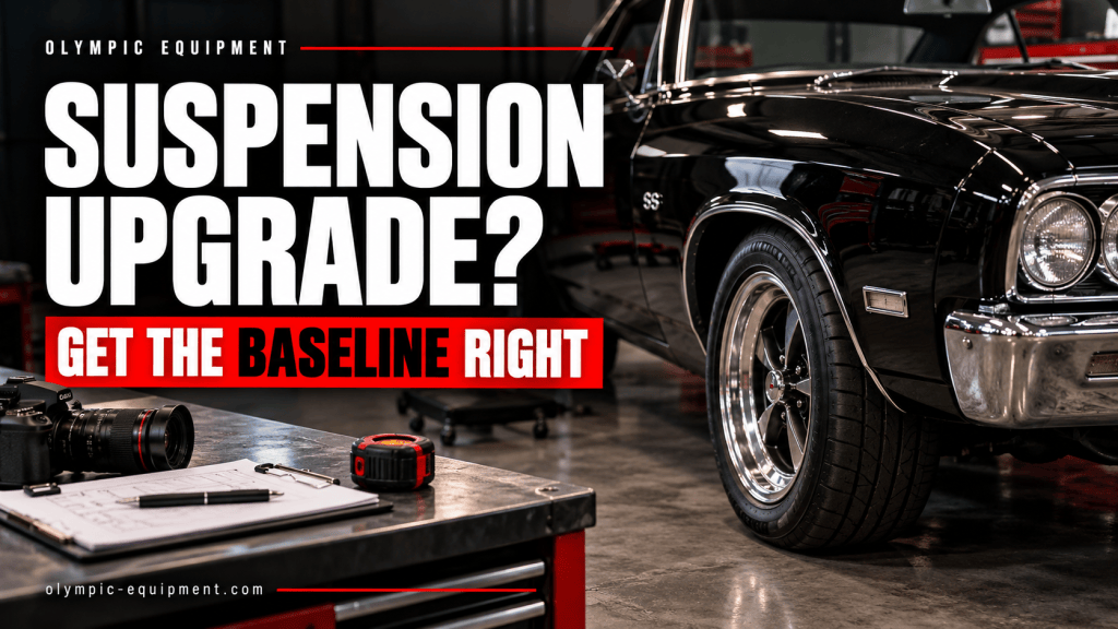 Olympic Equipment educational video cover: What Should You Measure Before Planning a Suspension Upgrade?