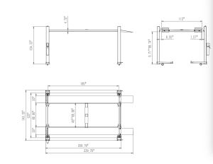 Olympic HDMBL-10 manufacturer layout drawing